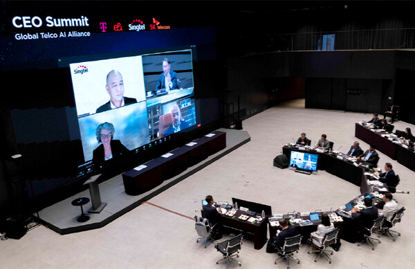 SK텔레콤은 지난 7월27일 서울 워커힐에서 유럽, 중동, 아시아의 대표 글로벌 통신사 주요 경영진들이 참석하는 ‘글로벌 텔코 AI 얼라이언스 CEO 서밋’을 개최했다. [ⓒ SKT]