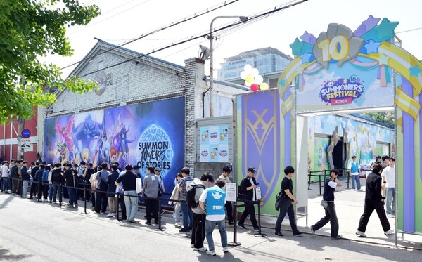 4월 27일과 28일 양일간 서울 성수동에서 열린 서머너즈 페스티벌. [ⓒ컴투스]