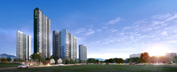 마포구 중동 78번지 모아타운 조감도. (사진=대우건설)